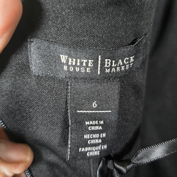 White House Black Market Black Dress Size 6. - Picture 2 of 13